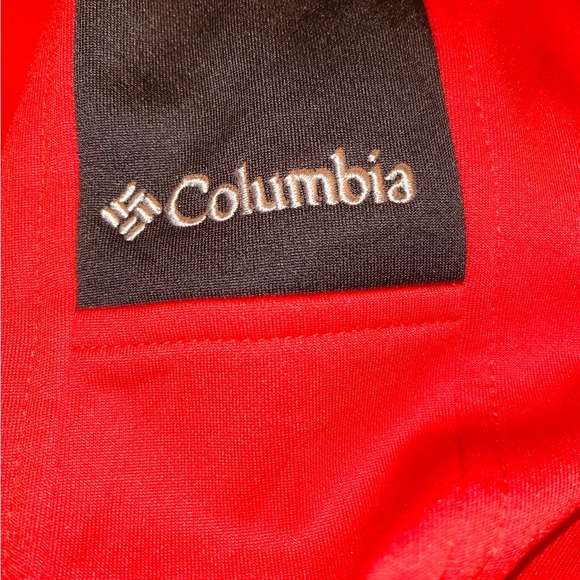 Men’s L Columbia Omni-Shield Ohio State Buckeyes Red/Black Quarter-Zip Pullover - Picture 4 of 6